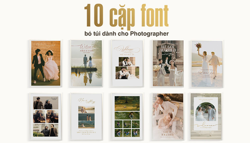 10 Cặp Font Hoàn Hảo Cho Photographer