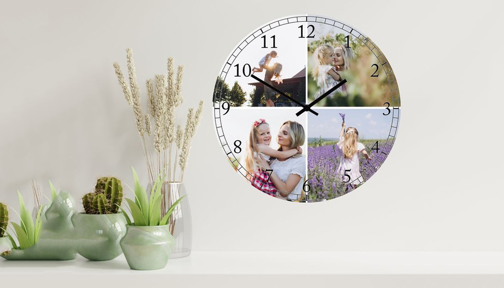 Đồng Hồ in ảnh treo tuong gia dinh